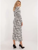 Sukienka LK SK model 20572072 biało czarny - FPrice