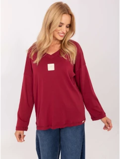 Bluzka RV BZ model 21309859 bordowy - FPrice