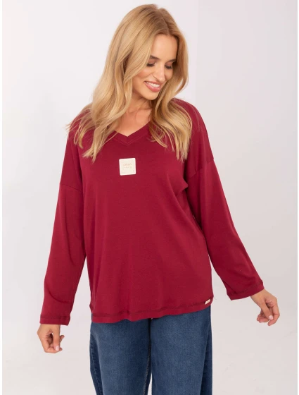 Bluzka RV BZ model 21309859 bordowy - FPrice