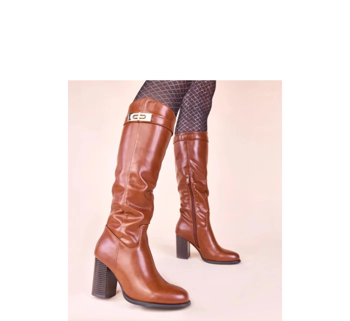 Topánky na podpätku model 221035 Solea