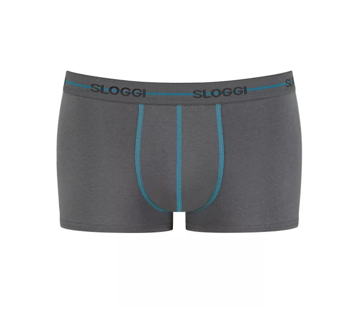 Pánske boxerky Štart Hipster C2P box - BROWN - LIGHT COMBINATION - šedá - čierna M003 - SLOGGI Pánske boxerky Štart Hipster C2P box - BROWN - LIGHT COMBINATION - šedá - čierna M003 - SLOGGI