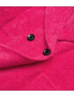 Krátky ružový prehoz cez oblečenie typu alpaka (CJ65)
