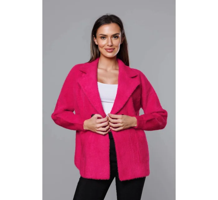 Krátky ružový prehoz cez oblečenie typu alpaka (CJ65)