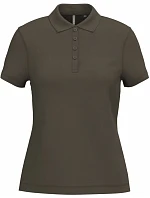 K 255 Dámské piqué polo model 22430800 dark khaki - Kariban K 255 Dámské piqué polo model 22430800 dark khaki - Kariban