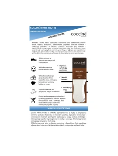 Wkładki Coccine White Frotte bawełniana na lateksowej piance 34-41