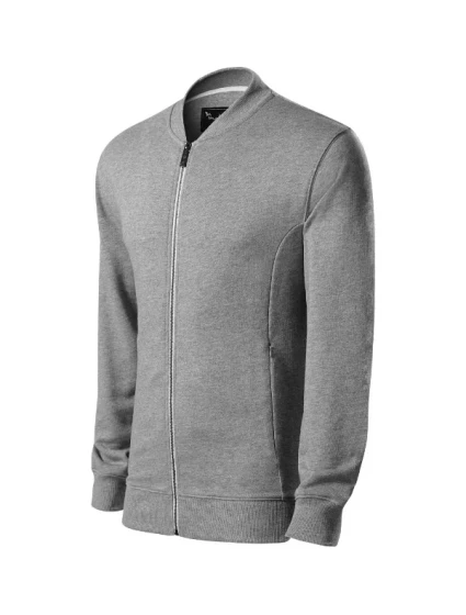 Pánska mikina Bomber tmavo šedá