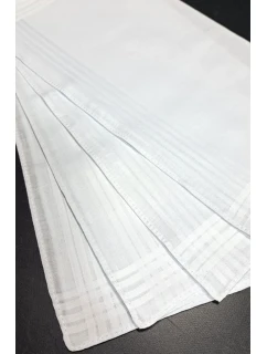 Dámske biele vreckovky CH-895 kpl=10ks