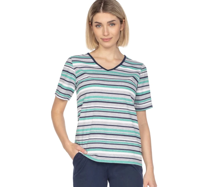 Dámske pyžamo 654 modré plus - REGINA