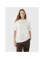 Dámské hladké tričko oversize model 21436828 - 4F
