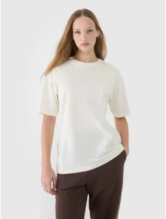 Dámské hladké tričko oversize model 21436828 - 4F