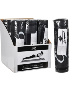 Podložka na jogu NBR BLACK 10MM 183x58CM XQMAX