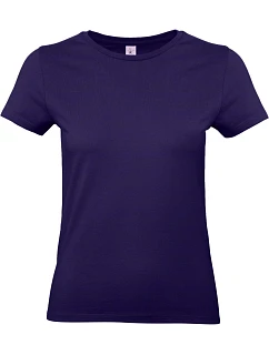 B&C #E190 /women Dámske tričko z hrubej bavlny 01.004T urban purple