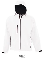 SOL'S Men Pánská 3-vrstvá softshellová bunda s kapucí white model 22523671 SOL'S Men Pánská 3-vrstvá softshellová bunda s kapucí white model 22523671