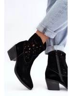 Kožené Boty S D&A Černá model 21636938 - S.Barski Kožené Boty S D&A Černá model 21636938 - S.Barski