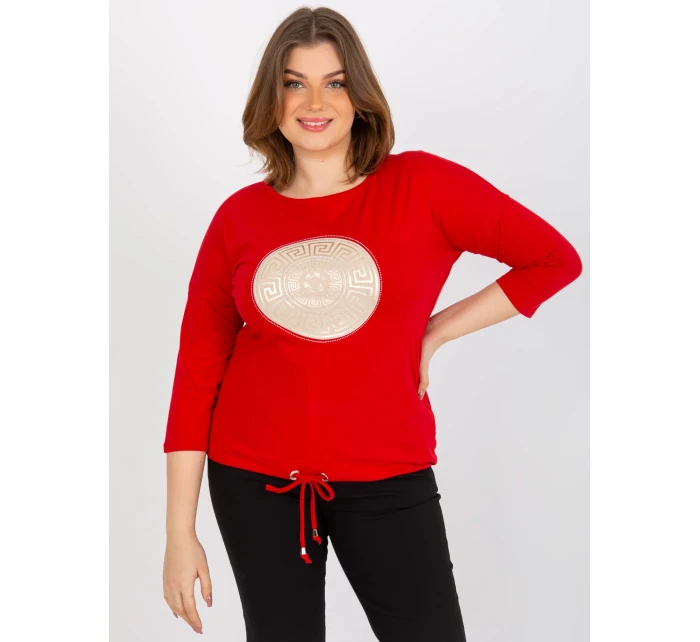 Dámska blúzka RV BZ 8454.20P červená - FPrice