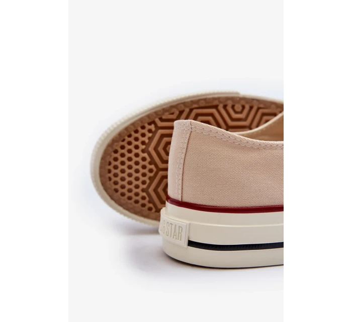 Dámske nízke tenisky Big Star Beige Dámske nízke tenisky Big Star Beige