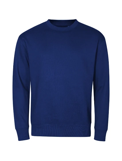 Crew mikina unisex královská modrá