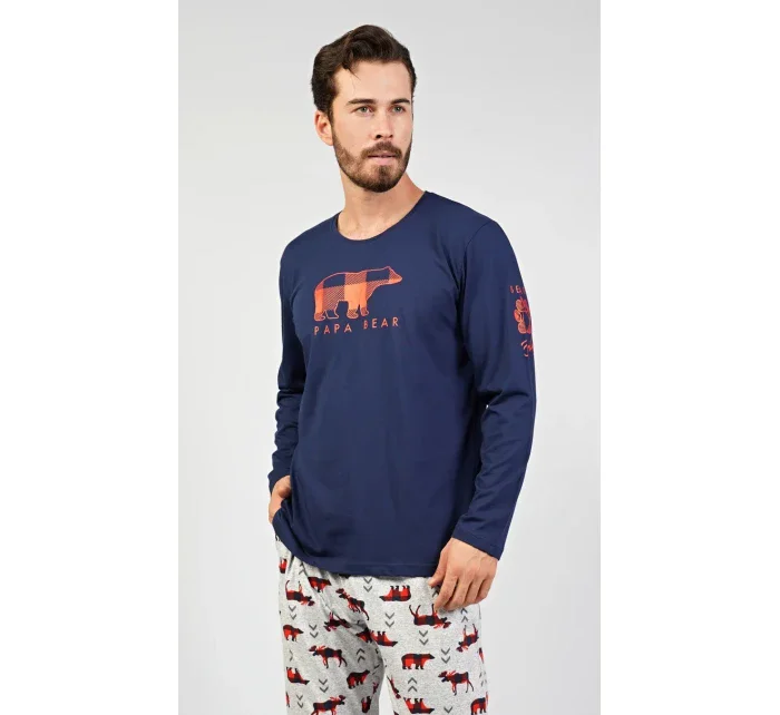 Pánské pyžamo dlouhé model 17787275 - Cool Comics Pánské pyžamo dlouhé model 17787275 - Cool Comics