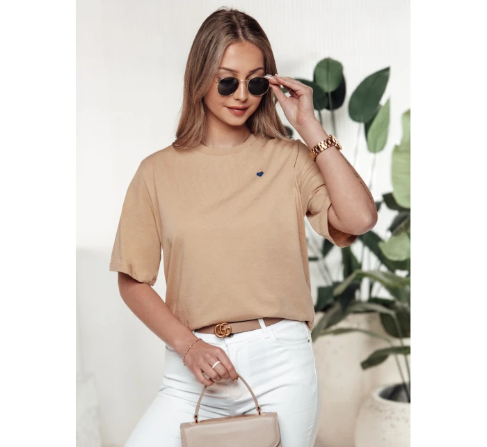 dámské tričko béžové Dstreet model 21976386 - FashionStreet dámské tričko béžové Dstreet model 21976386 - FashionStreet