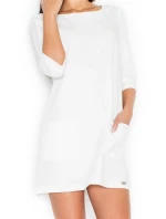 Dámské šaty ecru model 4485744 - Katrus Dámské šaty ecru model 4485744 - Katrus