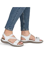 damskie na z białe model 22087184 - Rieker