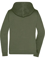 JN 755 Dámská mikina s kapucí model 22489435 olive - Daiber