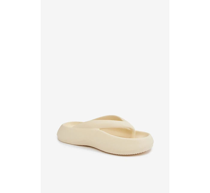 Dámské pěnové žabky světlá béžová Roux