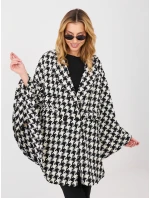 Kabát LK EN 510132.94 čiernobiely