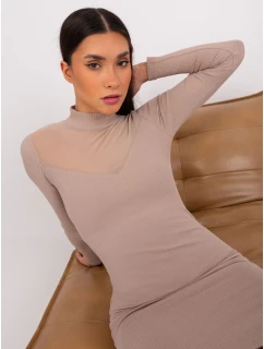 Sukienka RV SK model 19077645 ciemny bezowy - FPrice