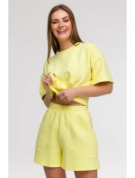 Šortky s kapsami s nášivkami model 21047230 - BeWear