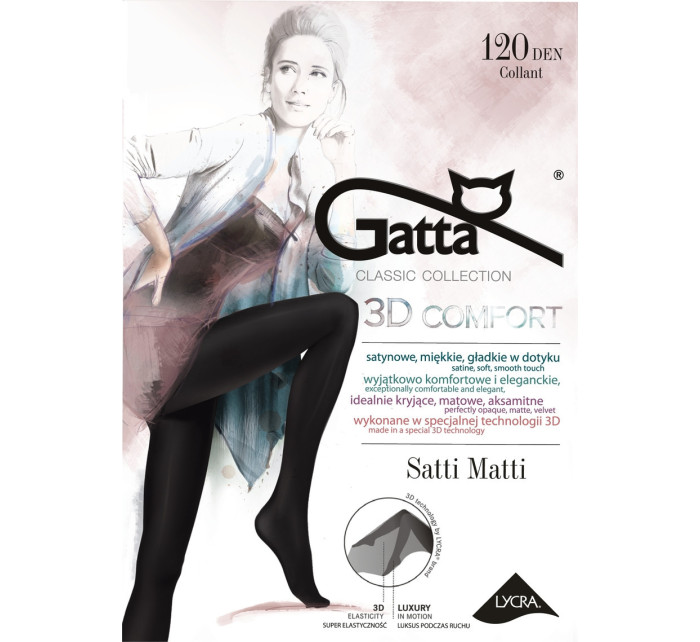 SATT MATTI 120 - Pančuchové nohavice 3D 120 DEN - GATTA