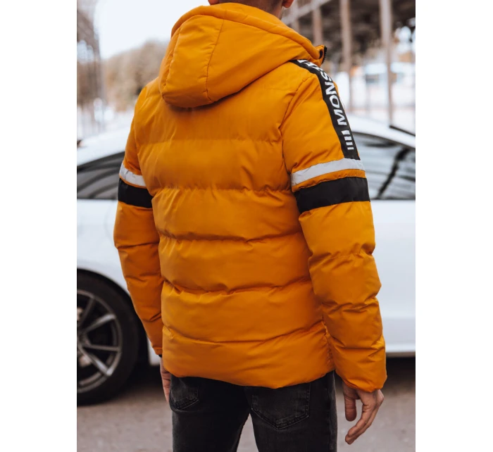 Pánská prošívaná zimní bunda žlutá Dstreet model 21971572 - FashionStreet