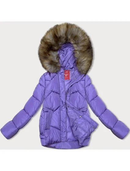 Šedá prechodná bunda s kapucňou (LHD-23002)