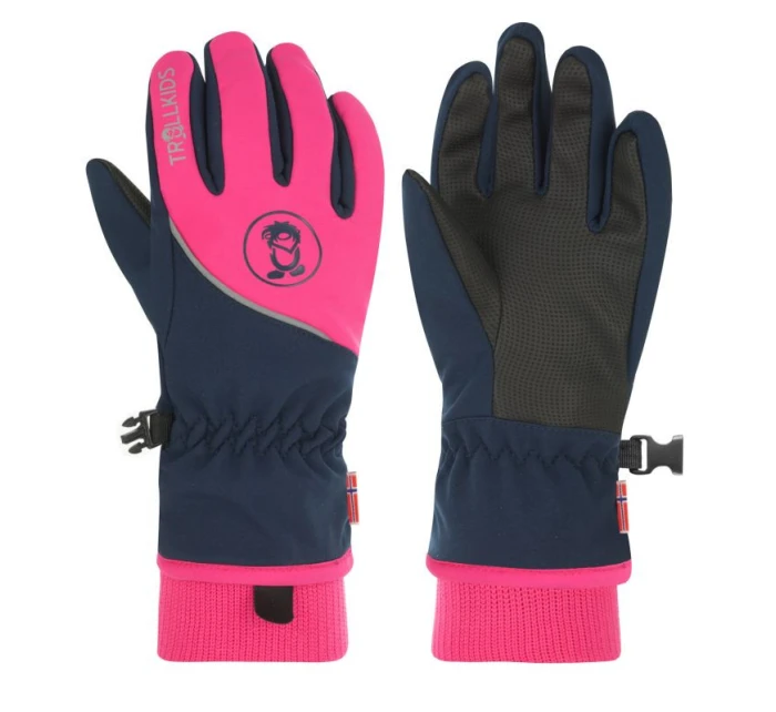 Detské softshellové rukavice Trollkids Trolltunga pre chlapcov/dievčatá (931-114)