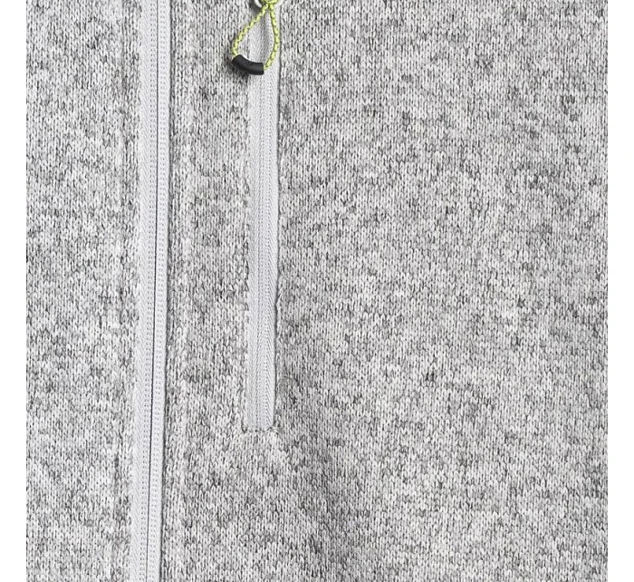 Pánsky fleece 4F M443 cool light grey melange 4FWSS26TFLEM443 27M