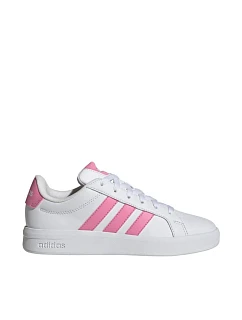 Detská obuv adidas Grand Court 3.0 white and pink HP3528