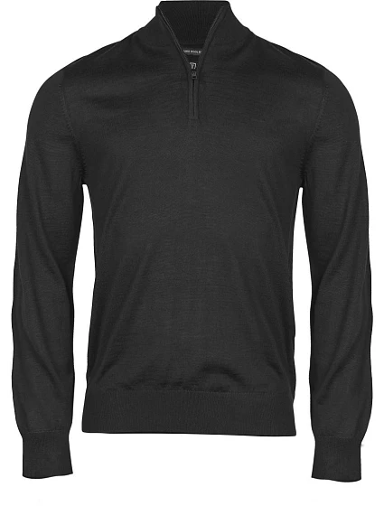 Tee Jays TJ 6010 Pánsky sveter s 1/4 zipsom 18.6010 čierny Tee Jays TJ 6010 Pánsky sveter s 1/4 zipsom 18.6010 čierny