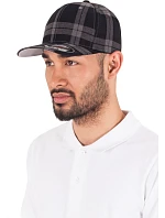 Flexfit 6197 6-panelová čiapka s šiltom „Tartan Plaid“ 55.6197 čierna/sivá Flexfit 6197 6-panelová čiapka s šiltom „Tartan Plaid“ 55.6197 čierna/sivá