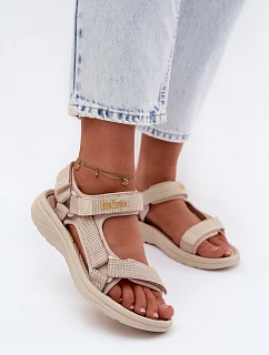 Dámské sandály model 22123009 Béžové - Lee Cooper