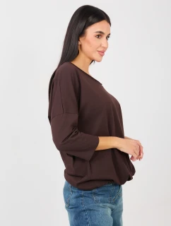 Blúzka RV BZ A1091.16 tmavohnedá