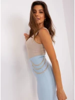 Spódnica RV SD model 18861822 jasny niebieski - FPrice Spódnica RV SD model 18861822 jasny niebieski - FPrice