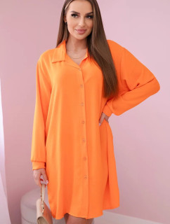 Dlhé tričko s oranžovou viskózou