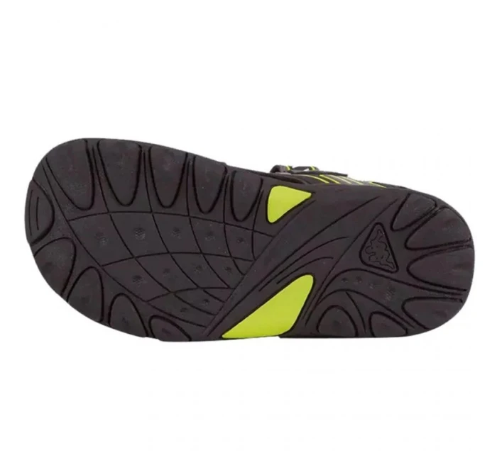 Detské sandále Paxos K 260864K 1133 Čierna so zelenou - Kappa