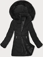 Dámska bunda s kapucňou J Style Black (16M9121-392/392A)