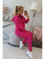 Fuchsiová sada s potlačou Fuchsiová sada s potlačou