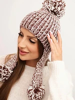 Dámska čiapka Emma K343 hnedá