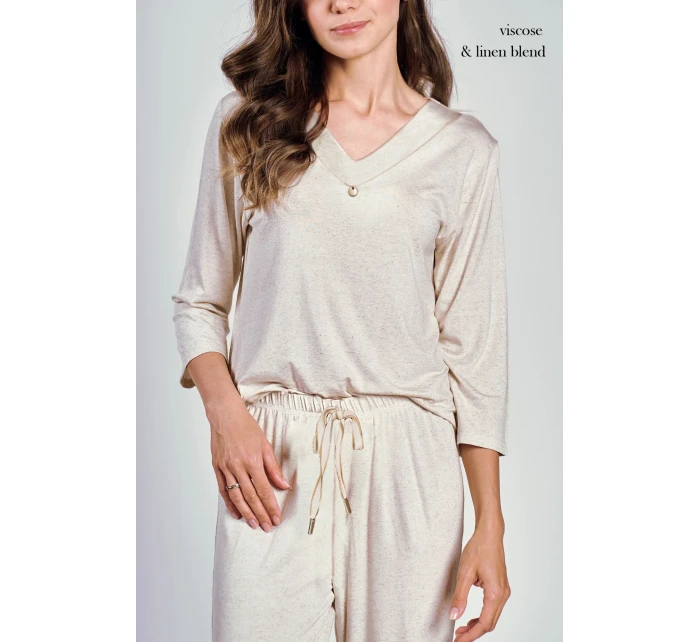 Pyžamo Haria 3245 Light Beige - Taro