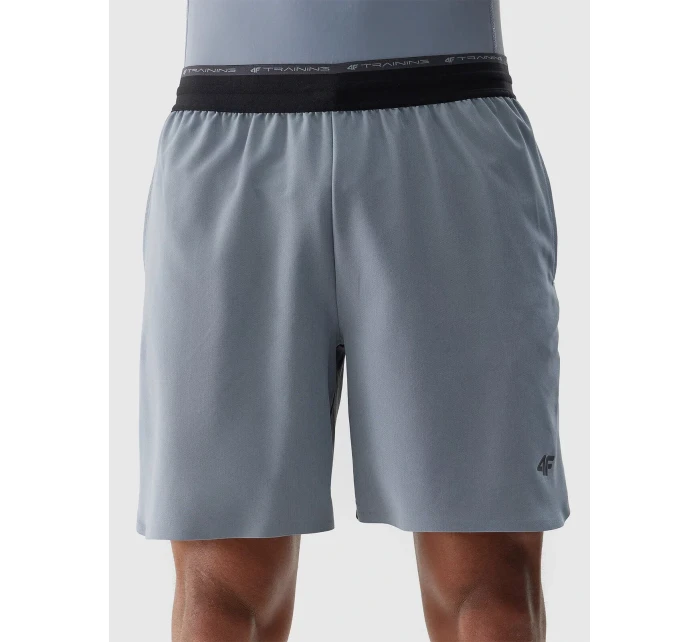 Pánské sportovní rychleschnoucí šortky 4F - šedé