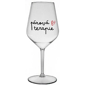 model 22168022 TERAPIE čirá nerozbitná sklenice na víno 470 ml - Giftela
