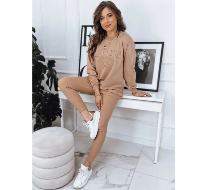 Dámské legíny TEAM béžové Dstreet model 21968569 - FashionStreet